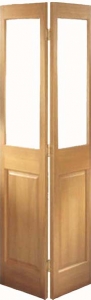 Victorian Oak Internal Bi Folding Door (glazed)